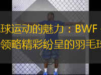  感受羽毛球運(yùn)動的魅力：BWF 體育直播，帶領(lǐng)您領(lǐng)略精彩紛呈的羽毛球世界